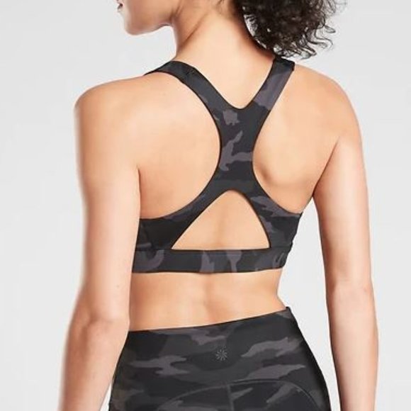 Athleta Other - NWOT Athleta Black Ultimate Camo Printed Bra